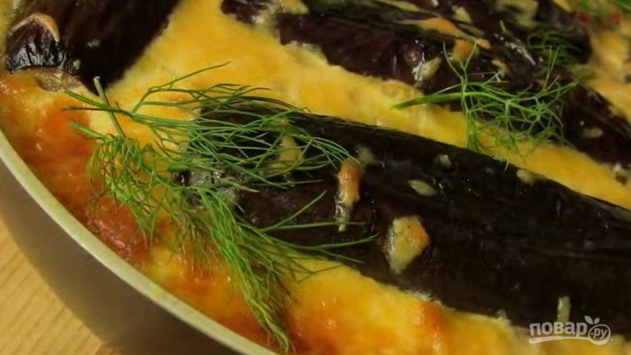 Рецепт запеканки из баклажанов с фаршем и сыром