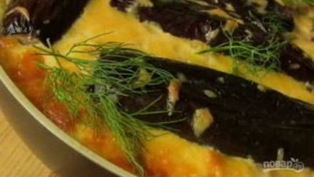 Рецепт запеканки из баклажанов с фаршем и сыром