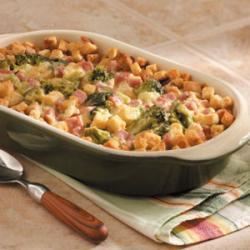 Рецепт Запеканки из брокколи и ветчины