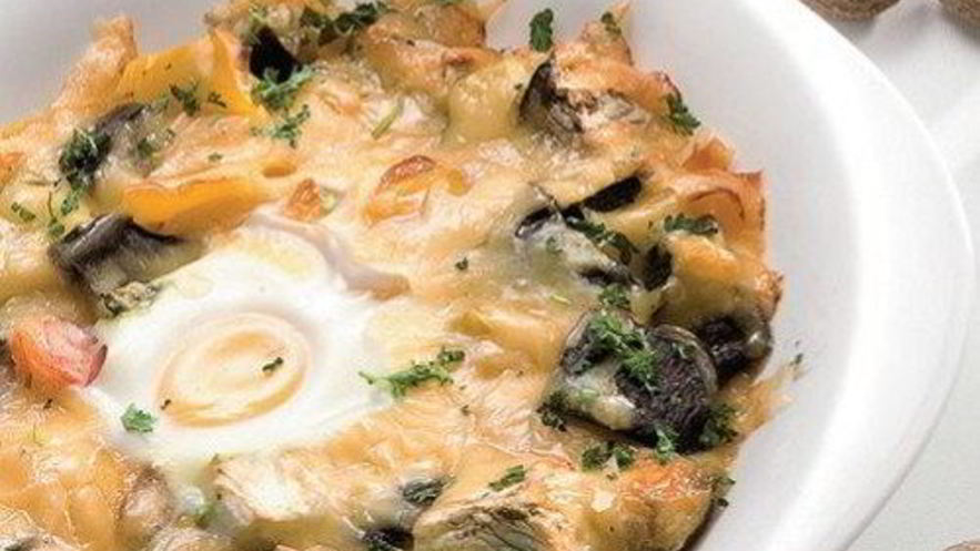 Рецепт запеканки из грибов и овощей