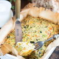 Запеканка из кабачков с творогом