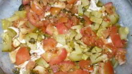 Рецепт запеканки из картофельного пюре с курицей