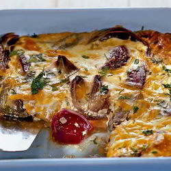 Рецепт Запеканки из красного лука