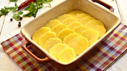 Рецепт запеканки из куриной грудки с картофелем