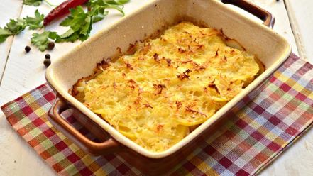 Рецепт запеканки из куриной грудки с картофелем