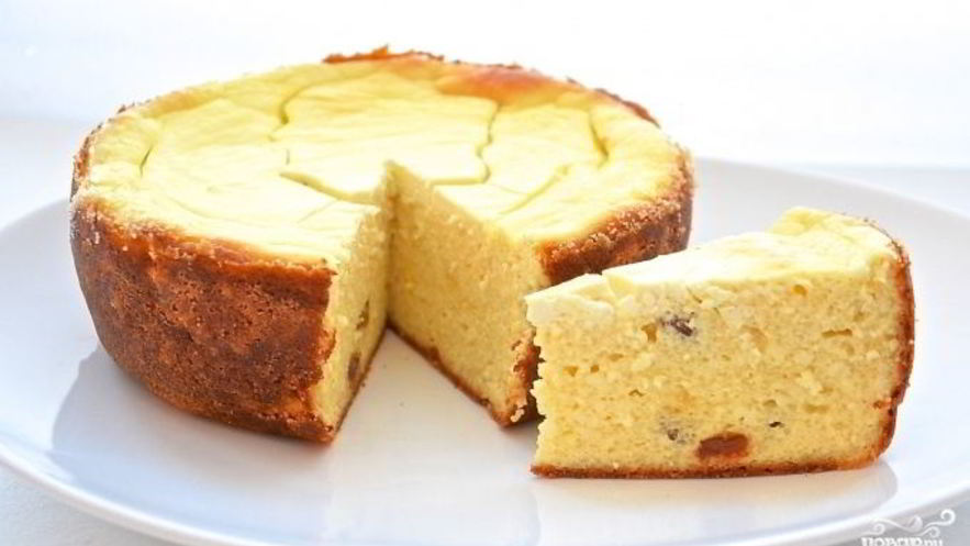 Рецепт запеканки из манки