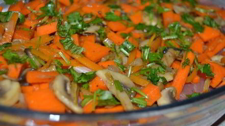 Рецепт запеканки из свинины с тыквой и грибами