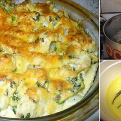 Рецепт Запеканки из цветной капусты с брокколи