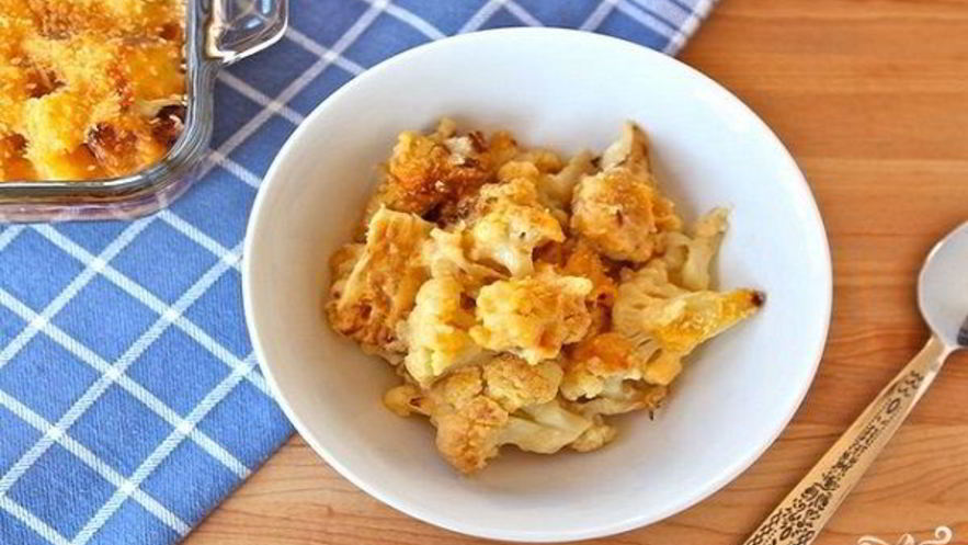 Рецепт запеканки из цветной капусты с сыром