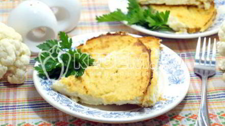 Рецепт запеканки из цветной капусты в духовке