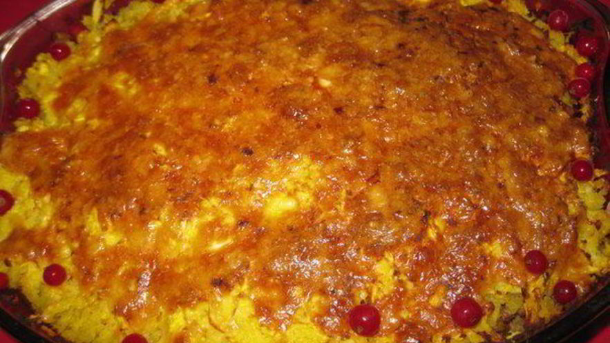 Рецепт запеканки из тыквы с мясным фаршем