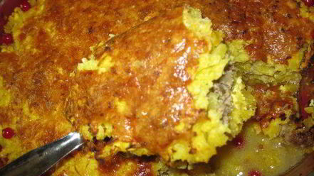 Рецепт запеканки из тыквы с мясным фаршем