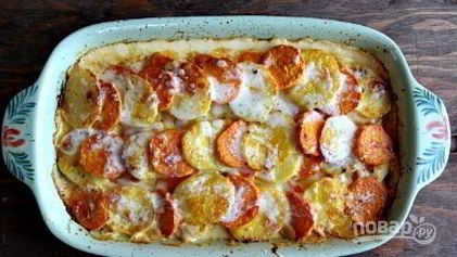 Рецепт Запеканки картофельной с тыквой