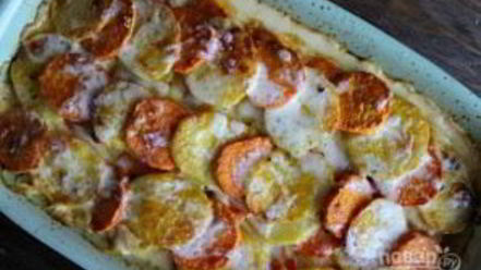 Рецепт запеканки картофельной с тыквой