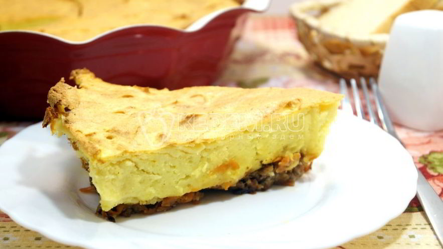 Рецепт запеканки с фаршем и картофелем в духовке