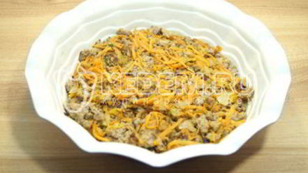 Рецепт запеканки с фаршем и картофелем в духовке