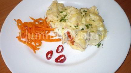 Рецепт Запеканки с фаршем и цветной капустой из мультиварки