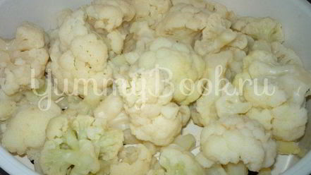 Рецепт запеканки с фаршем и цветной капустой из мультиварки