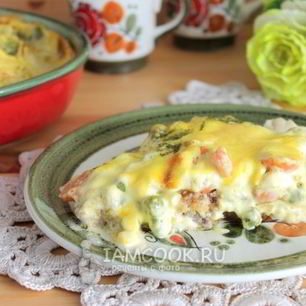 Рецепт Запеканки с голландским соусом
