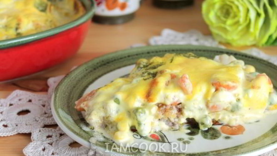 Рецепт запеканки с голландским соусом