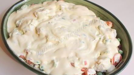 Рецепт запеканки с голландским соусом