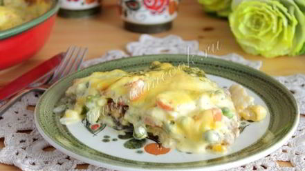 Рецепт запеканки с голландским соусом