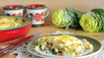 Рецепт запеканки с голландским соусом