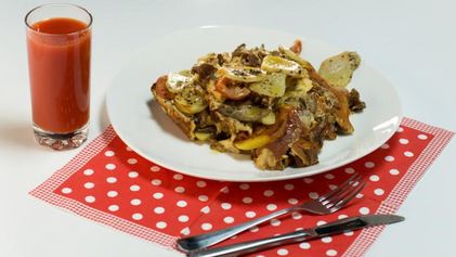 Рецепт Запеканки с грибами и овощами