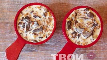 Рецепт запеканки с грибами в духовке