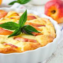 Рецепт Запеканки с персиками