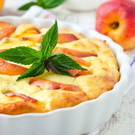 Рецепт Запеканки с персиками