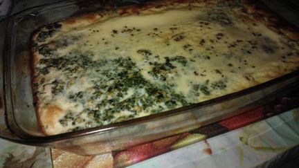 Рецепт Запеканки со шпинатом в омлете