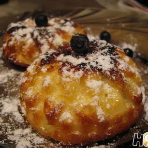 Рецепт Запеканки творожной с черникой