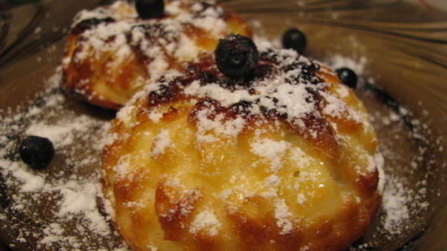 Рецепт запеканки творожной с черникой