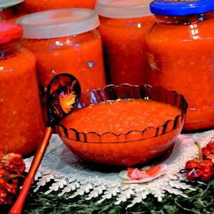 Рецепт Аджики без помидоров на зиму