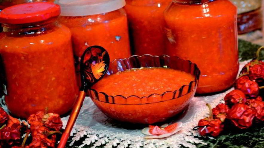 Рецепт аджики без помидоров на зиму