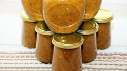 Рецепт аджики из алычи на зиму
