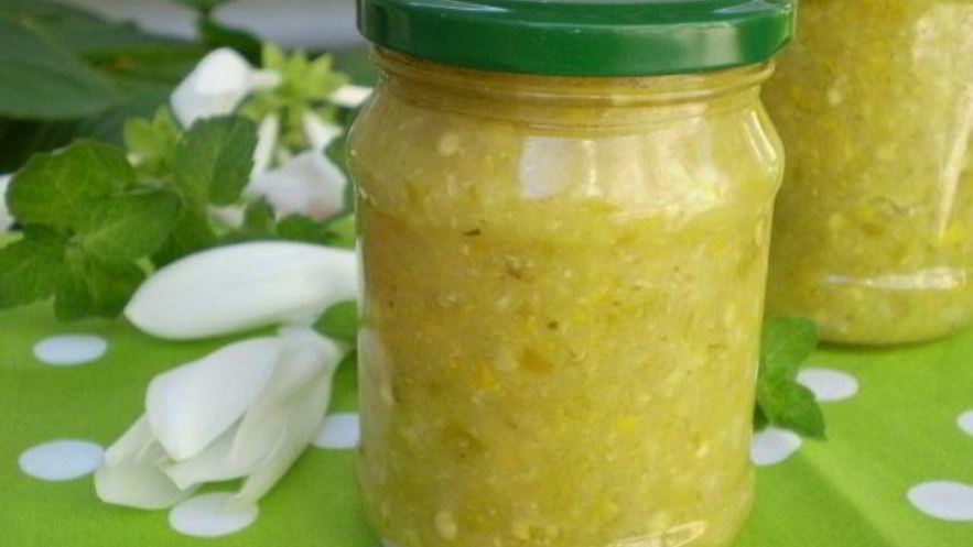 Рецепт аджики из кабачков на зиму острая