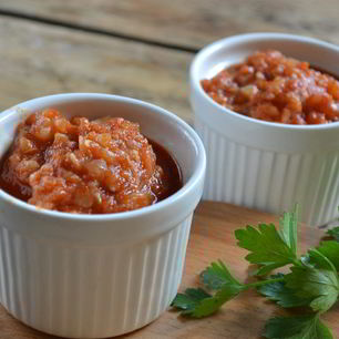 Рецепт Аджики из кабачков с помидорами