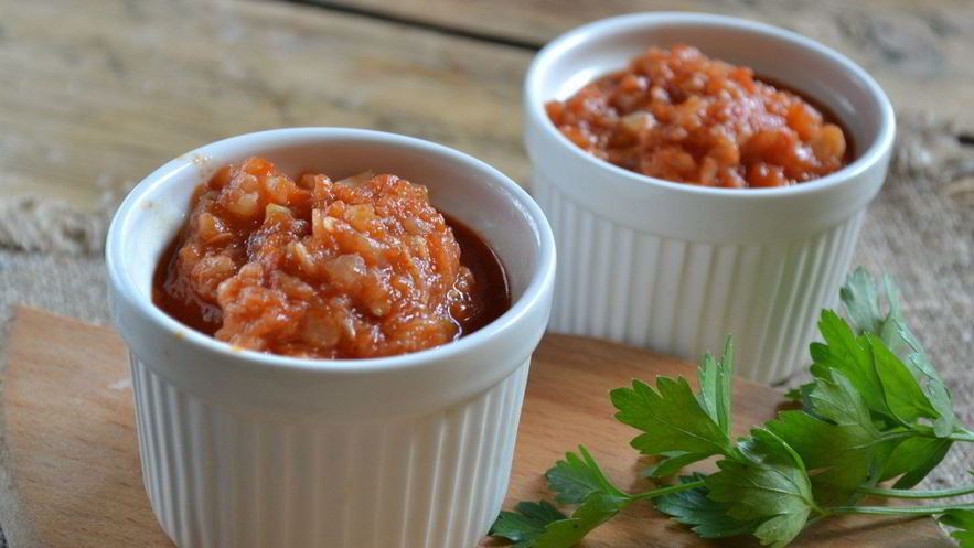 Рецепт аджики из кабачков с помидорами