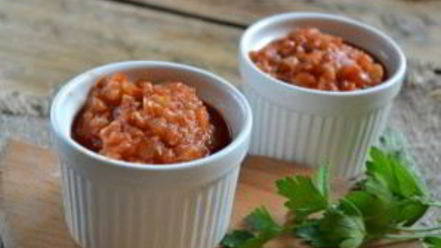 Рецепт аджики из кабачков с помидорами