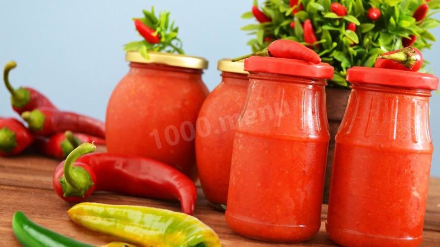 Рецепт аджики из красного перца без помидор