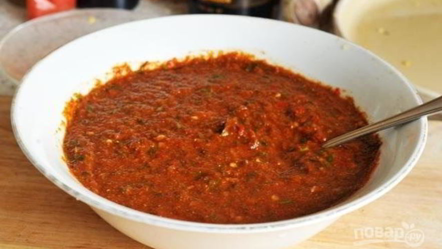 Рецепт аджики из помидоров