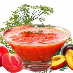 Рецепт Аджики из слив с яблоками