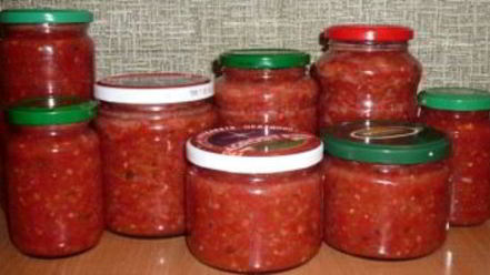 Рецепт аджики из томатов