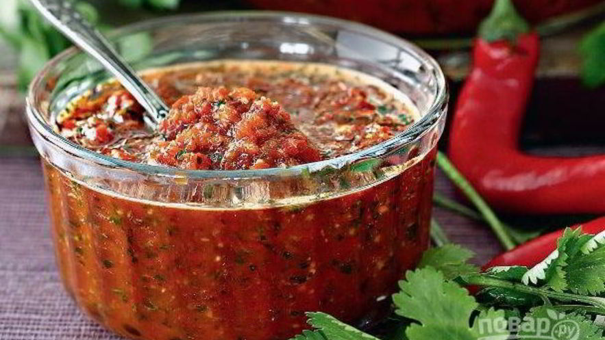 Рецепт аджики настоящей
