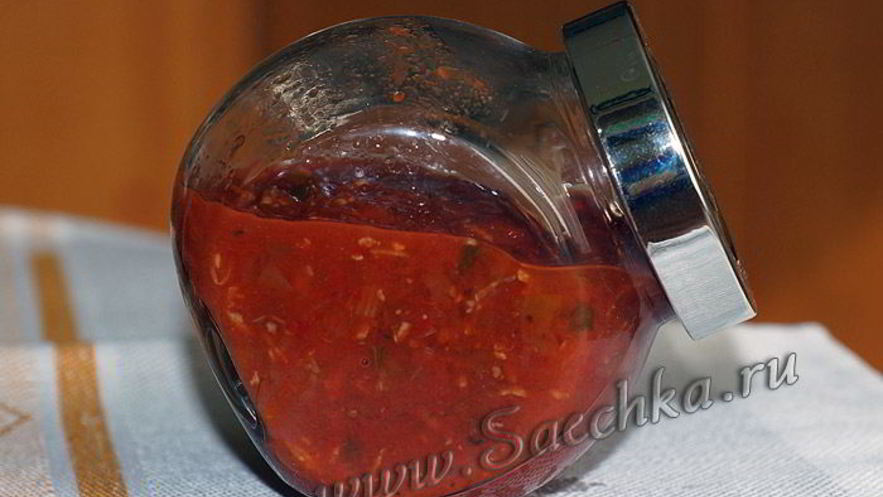 Рецепт аджики острой