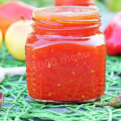 Рецепт Аджики пальчики оближешь с яблоками