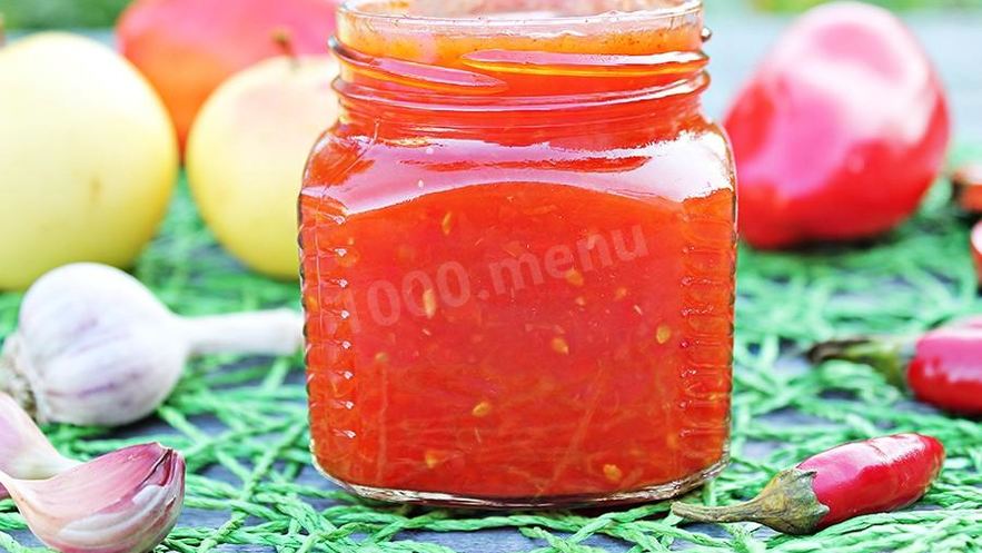 Рецепт аджики пальчики оближешь с яблоками