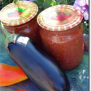 Рецепт Аджики с баклажанами